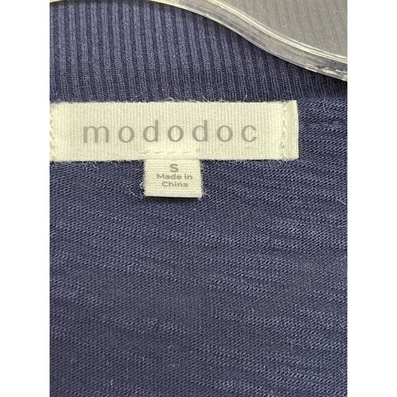 Mododoc Cardigan Jacket Womens Size Small S Blue Long Sleeve Ladies - Picture 6 of 6